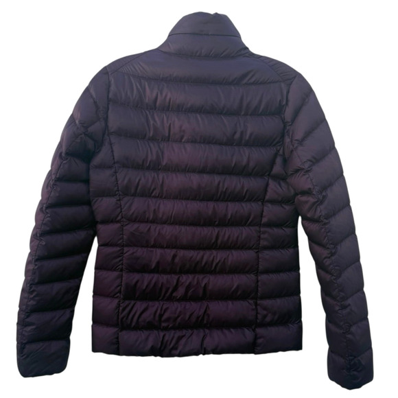Uniqlo Ultra Light Down Zip Jacket Puffer Coat Pockets Purple Size XS NWOT - Picture 2 of 12
